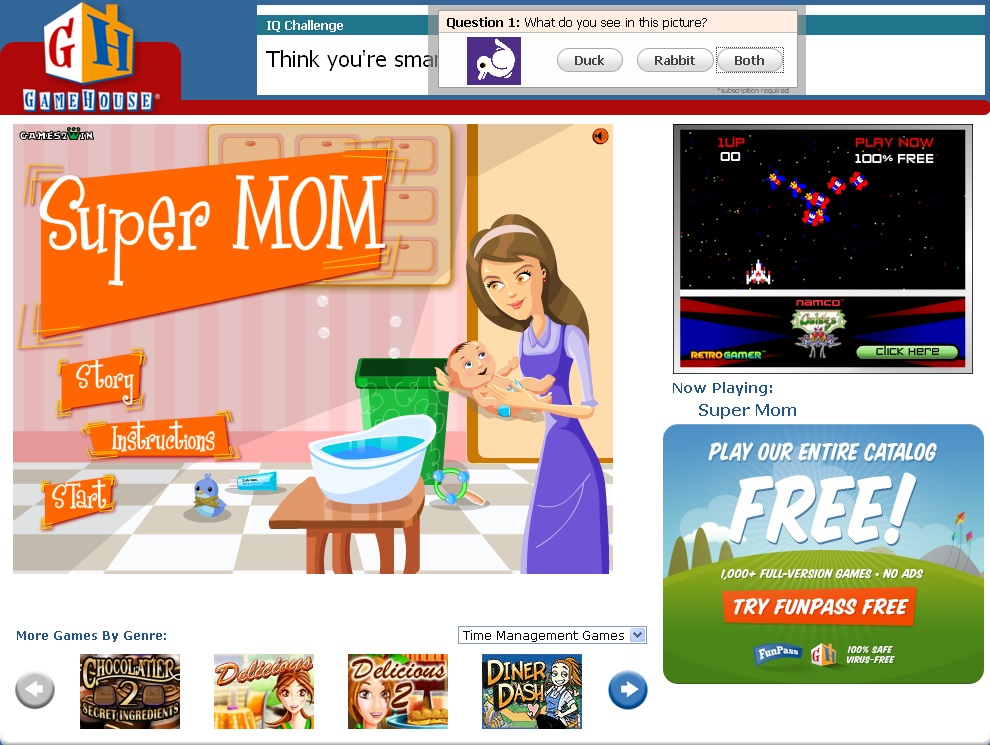 Super Mom on GameHouse.com