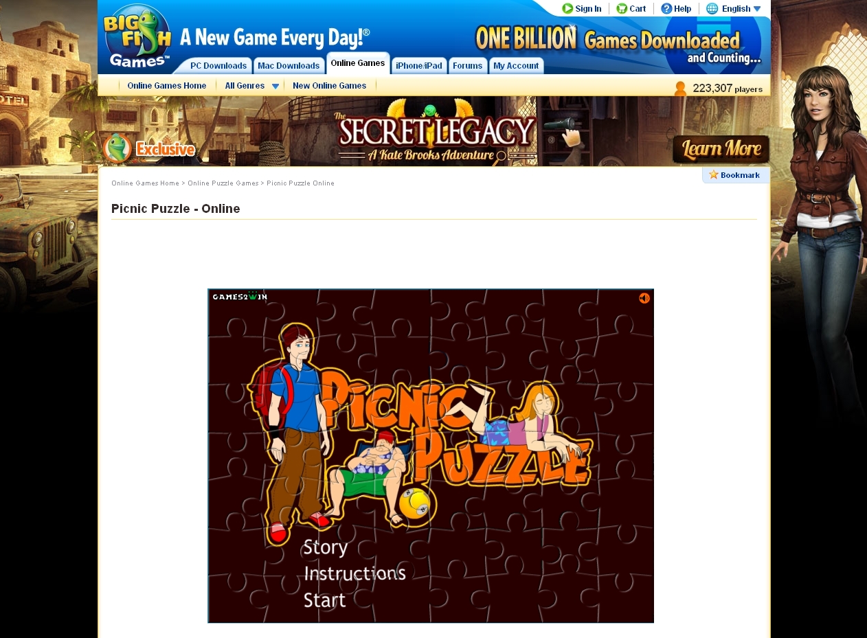 Picnic Puzzle on BigfishGames.com