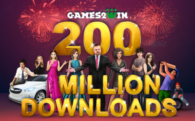 Games2win scores 200 million downloads!